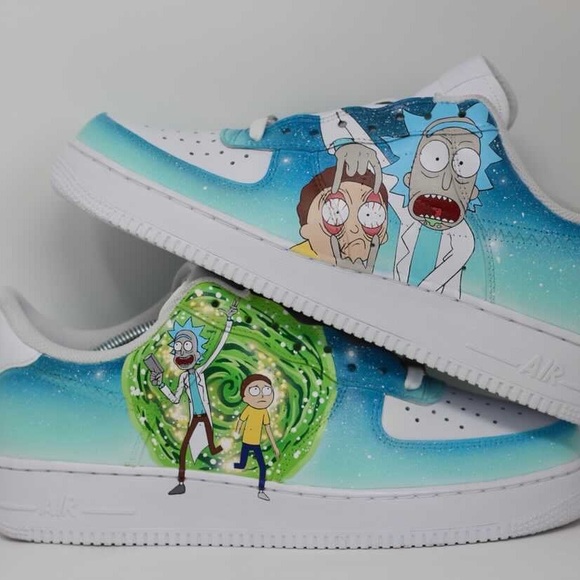 Custom Rick and Morty Nike Air Force size USA 11